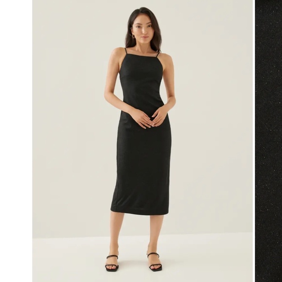 033 LOVE BONITO 'Gyla' Straight Neck Column Maxi Dress NWT - Picture 2 of 7